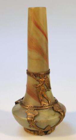 A classical design onyx finish vase