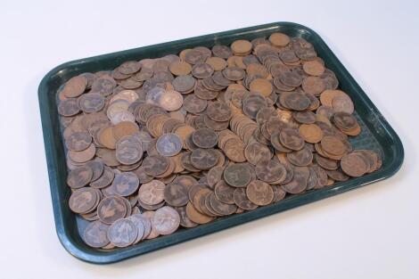 Various pre-decimal and other penny coins