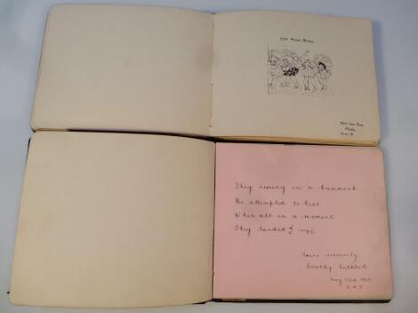 An early 20thC autograph album