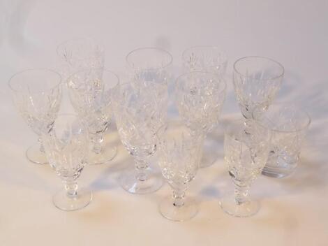 A suite of various Royal Doulton crystal