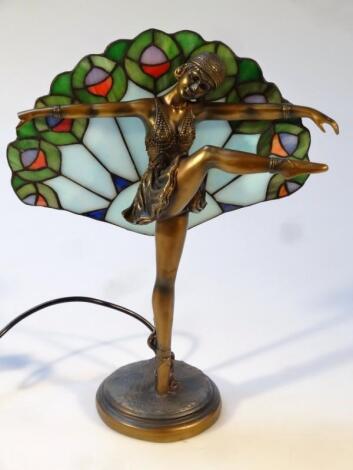 A modern Art Deco design lamp