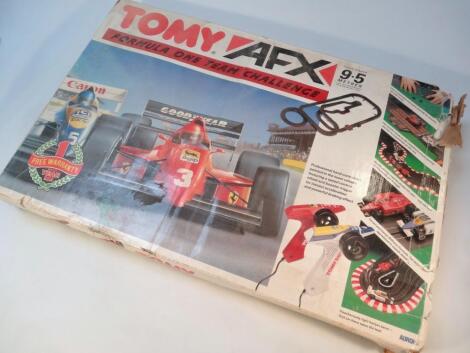 A Tomy AFX Formula 1 team challenge layout