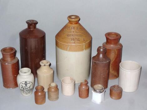 Various early 20thC stoneware