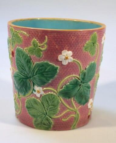 A Minton majolica jardiniere