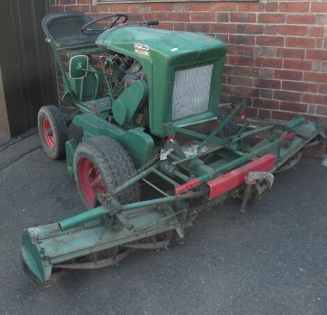 A Ransomes mark 4M triple motor mower