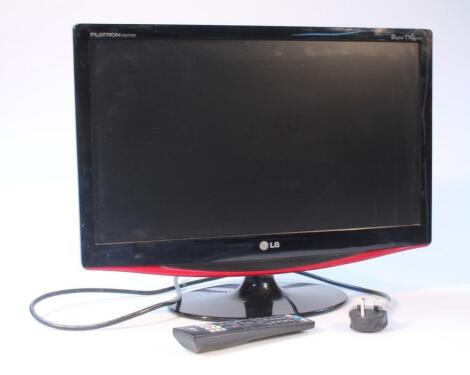 An LG Flatron digital television monitor