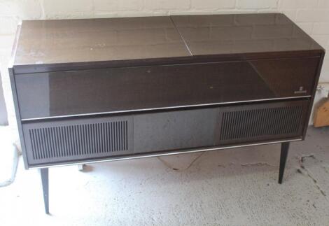 A mid-20thC Grundig melamine finish music system radiogram