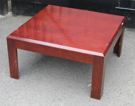 A boardroom style coffee table