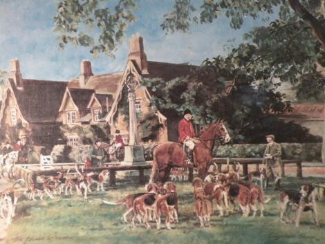 Elizabeth Sharp (20thC). The Belvoir at Knipton