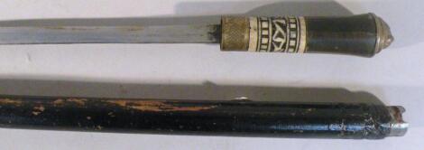 A 19thC sword stick