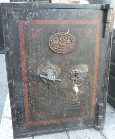 An S. Withers & Co steel safe