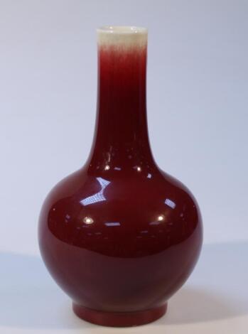 A Chinese sang de boeuf vase