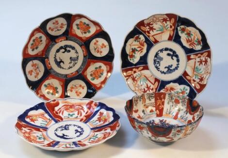 Various 19thC and later Japanese Imari pottery