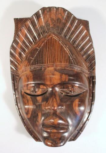 A 20thC African tribal hardwood face mask