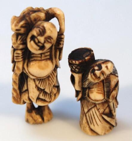 Two Japanese netsuke