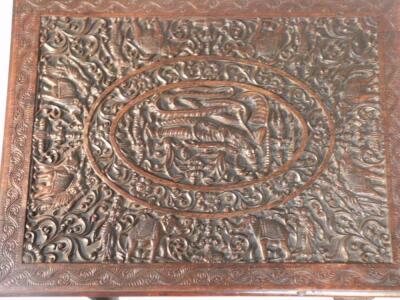 A late 19thC/early 20thC Anglo-Indian hardwood table - 2