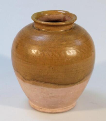 A terracotta vase