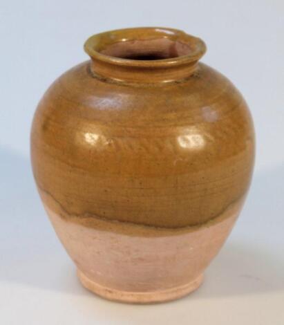 A terracotta vase