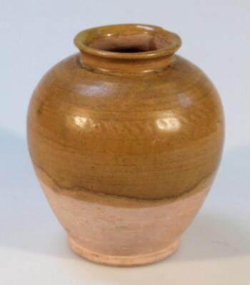 A terracotta vase