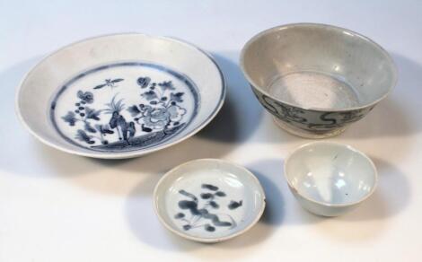 Various blue and white Tek Sing porcelain