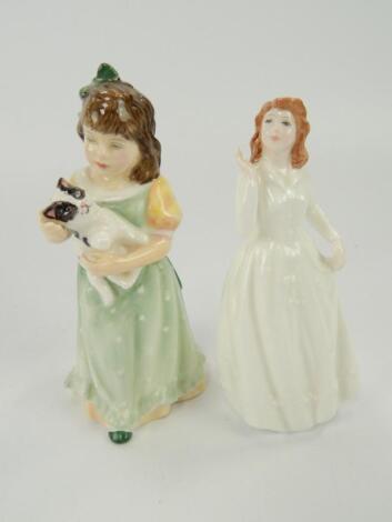 Two small Royal Doulton figures