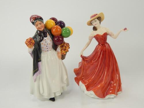 Two Royal Doulton figures