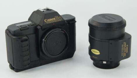 A Canon T80 camera