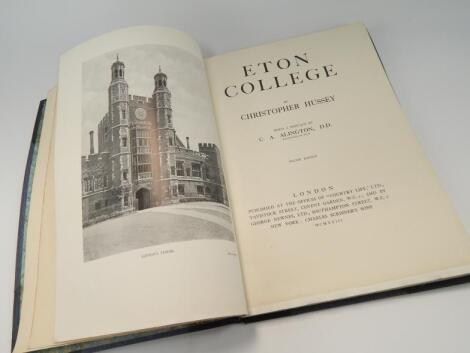 Hussey (Christopher). Eton College