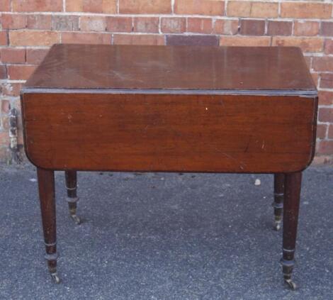 A Victorian mahogany Pembroke table