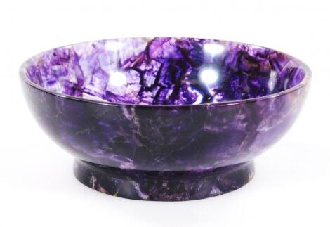 A Blue John bowl