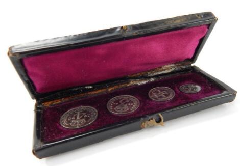 A Queen Victorian Maundy Money set for 1890