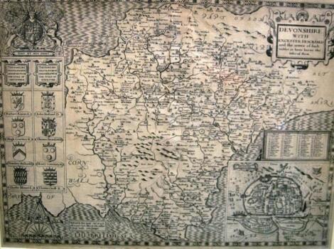 A 17thC map of Devonshire