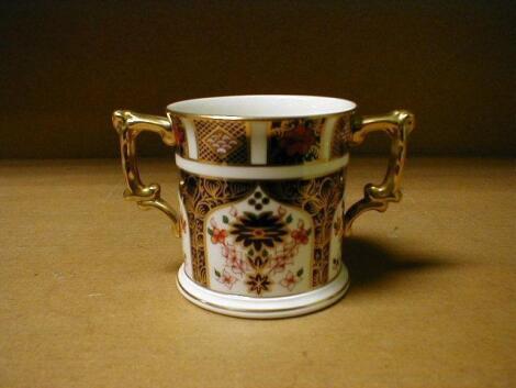 A Royal Crown Derby loving cup