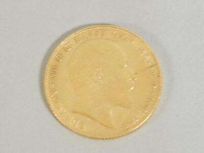 An Edward VII full gold sovereign - 2