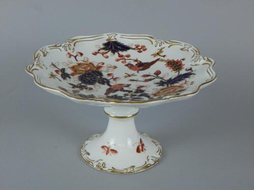 A 20thC bone china Coalport comport