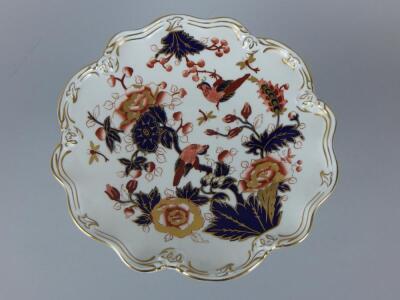 A 20thC bone china Coalport comport - 2