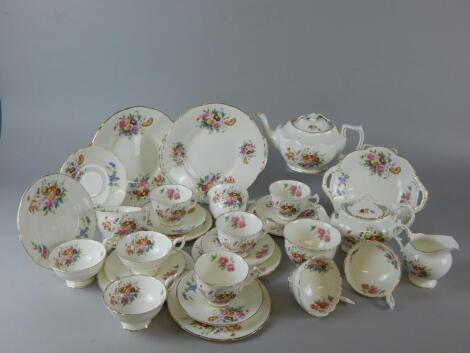 A Coalport June Time pattern part tea service