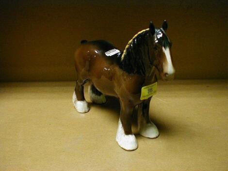 A Beswick model of a Shire Mare