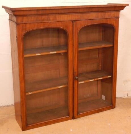 A Victorian mahogany bookcase