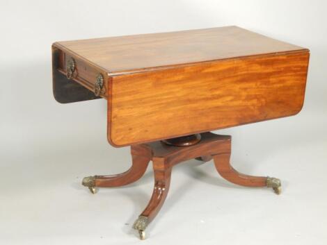 A George IV mahogany Pembroke table