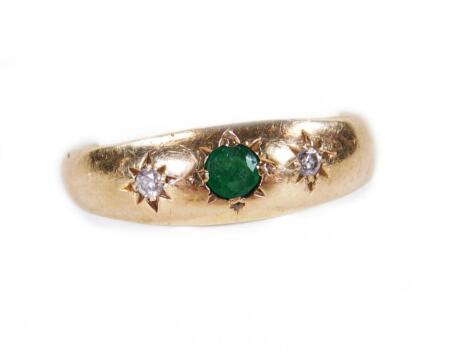 A 9ct gold dress ring