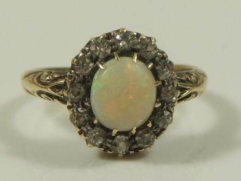 A Victorian dress ring