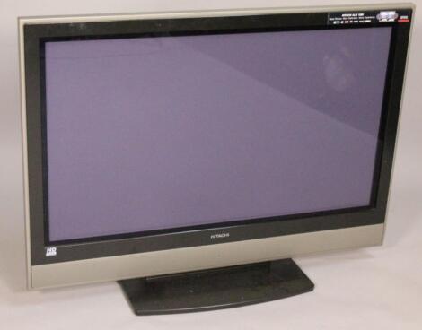 A Hitachi Alis 1080 widescreen 44" HD ready TV.