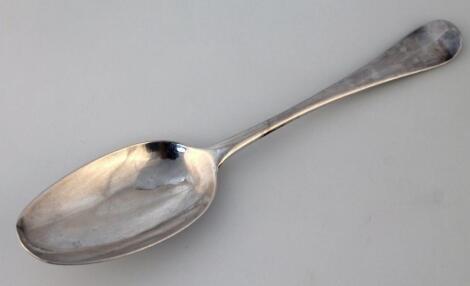 A George II silver tablespoon