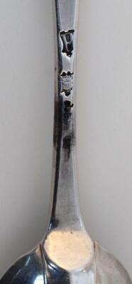 A George II silver tablespoon - 2