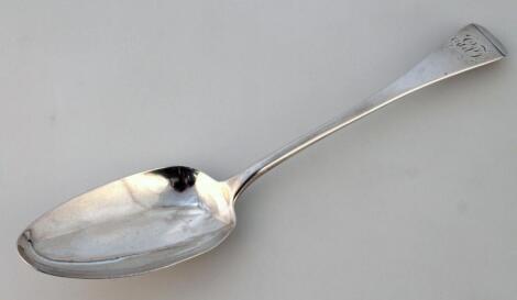 A George III silver tablespoon