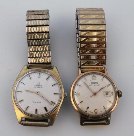 A 20thC gentleman's Omega automatic wristwatch