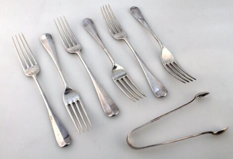 Various George V and later silver flatware