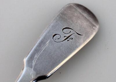 A set of six Edwardian silver teaspoons - 2
