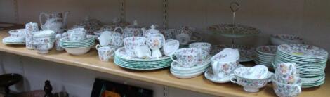 A 20thC Minton Haddon Hall comprehensive part dinner service